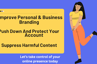 be your online reputation manager and fix all issues professionally
