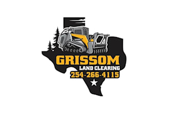 design fantastically rustic land cleaning logo