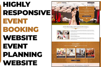 build event management event booking website event planning ticket website