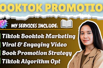 create booktok video rankbook on tiktok booktok tiktok promotion ebook marketing