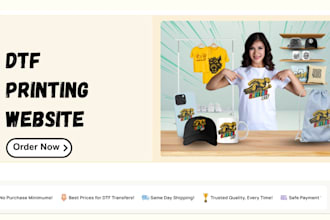 dtf website dtf shopify website