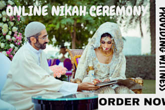 be your certified online imam for online nikah ceremony with official nikah nama