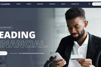 design professional wordpress finance website, accounting, tax website,