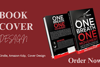 design incredible kindle paperback, ebook cover, amazon cover, book cover design
