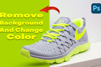 cut out images background and change color