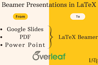 create professional latex beamer presentations