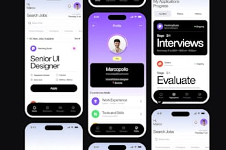 job portal app, job finder app, job seeker app with full admin panel features