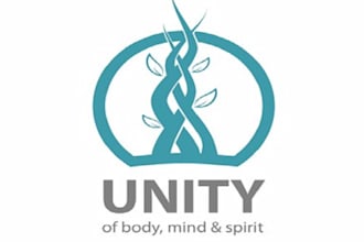 design unique mind body and spirit logo