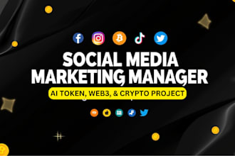 be your meme coin token ai web3 nft crypto social media manager content creator