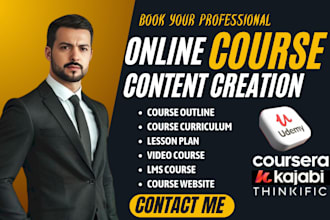 create online course content, training manual, ebook course creation, ppt slides