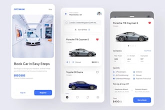 develop car rental mobile app automobile rental service app car renting app