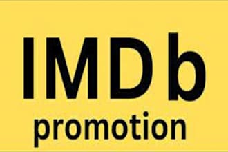 promote imdb profile, imdb page, movie rating to increase star meter