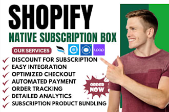 setup shopify native subscription box appstle seal loop bold paywhirl subbox juo