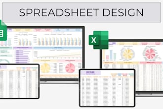 create automate excel google spreadsheet template budget etsy seller bookkeeping