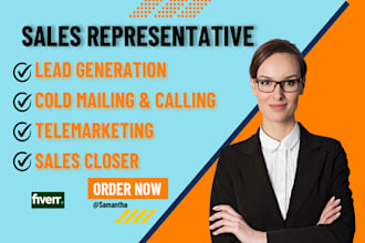 do telemarketing, sales lead, online sales with business leads