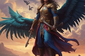 make professional fantasy book cover, ebook cover