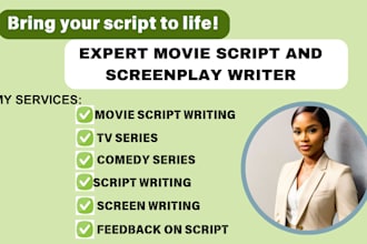 do movie script pitch tv series light novel film script