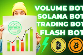 build solana bot, copy trade bot, volume bot, telegram bot, arbitrage bot