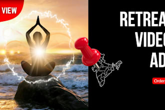 create retreat video ads, facebook video ads, spiritual retreat promotional ad