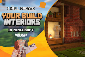 create your build interiors in minecraft