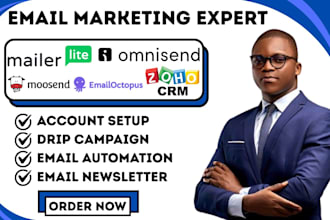 do email marketing with omnisend, moosend, emailoctopus, mailerlite and zoho crm
