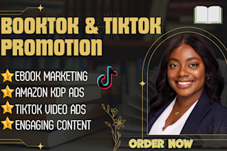 do book advertising booktok video ebook promotion book rank amazon kdp ads