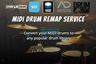 remap your midi drums to any library map
