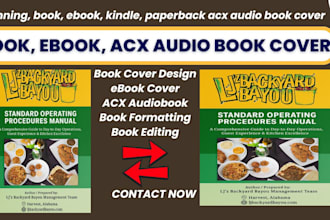 design and resize ebook cover kdp paperback ebook cover to acx audiobook cover