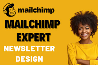 design mailchimp newsletter design mailchimp template  newsletter design