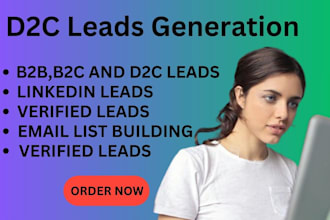 build niche targeted email list ,d2c, b2b bulk email list for email marketing