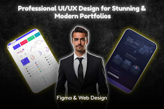 do professional UI UX design for modern portfolios