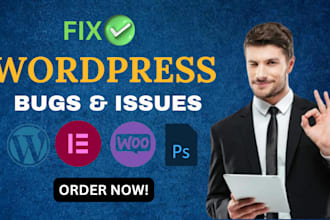 fix wordpress issues, fix wordpress error, fix wordpress bug, critical error