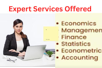 write report of financial analysis, finance, accounting tasks and projects