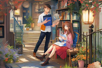 create conceptual anime character design