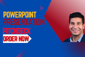 design a premium powerpoint presentation pictch deck design for your business