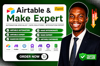 airtable automation,make and airtable expert,airtable database,integromate