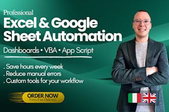 create excel spreadsheet vba and google sheets automation
