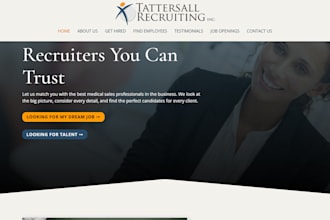 create professional job board website wordpress job agency recruitment leads