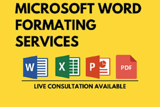 create, edit or align microsoft word documents