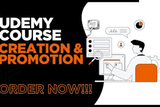 udemy online course creation udemy course upload online course content promotion