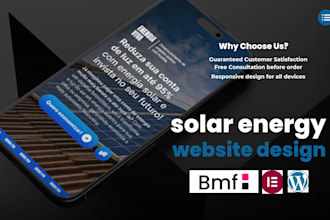design solar energy renewable energy website design