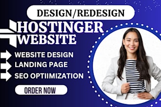 setup hostinger website design wordpress website on godaddy,