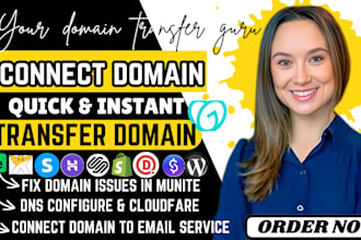 connect domain, fix, transfer and redirect domain to shopify, squarespace, wix