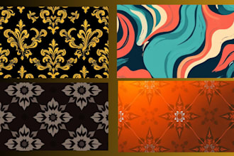 create unique seamless patterns and geometric designs