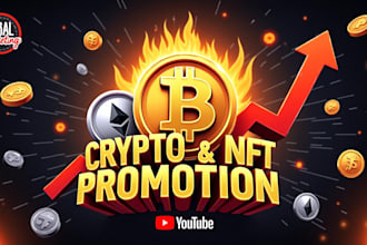 do crypto youtube promotion, nft token utube channel to active viewers