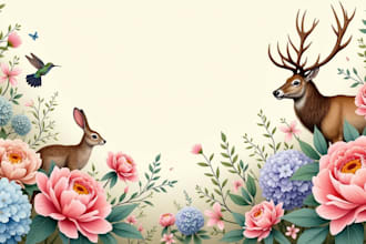 make any floral, animal or botanical art