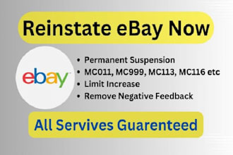 do ebay account reinstatement vero suspension mc011 mc999 reinstatement store