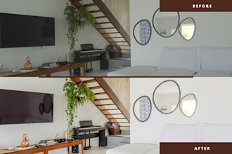 edit photos of your airbnb and real estate property, hdr