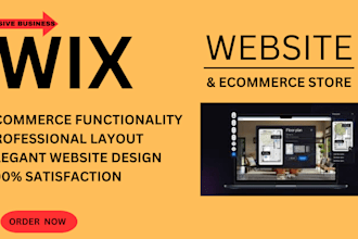 build a professional wix ecommerce website for your business