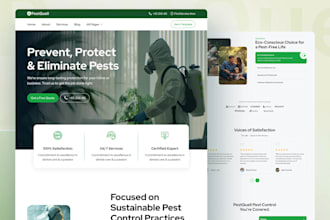create optimized fumigation website pest control website with booking features